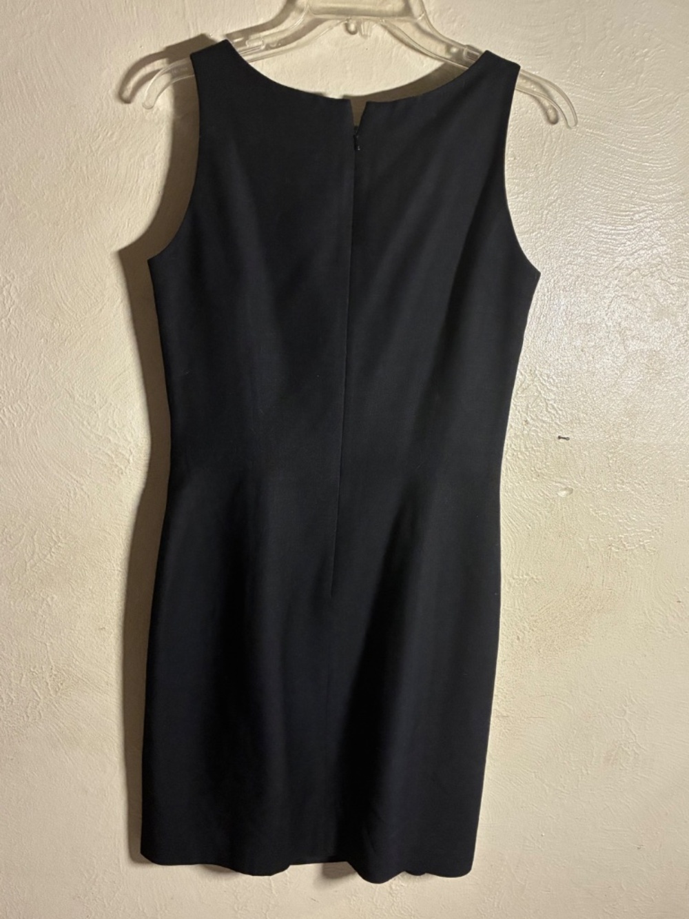 Vtg,Nordstrom point of view, Sheath Dress Black,size 6,rayon linen - Picture 9 of 9